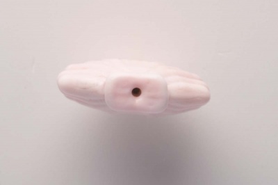 Pink Shell Lampwork Focal Bead - Lower