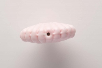 Pink Shell Lampwork Focal Bead - Upper